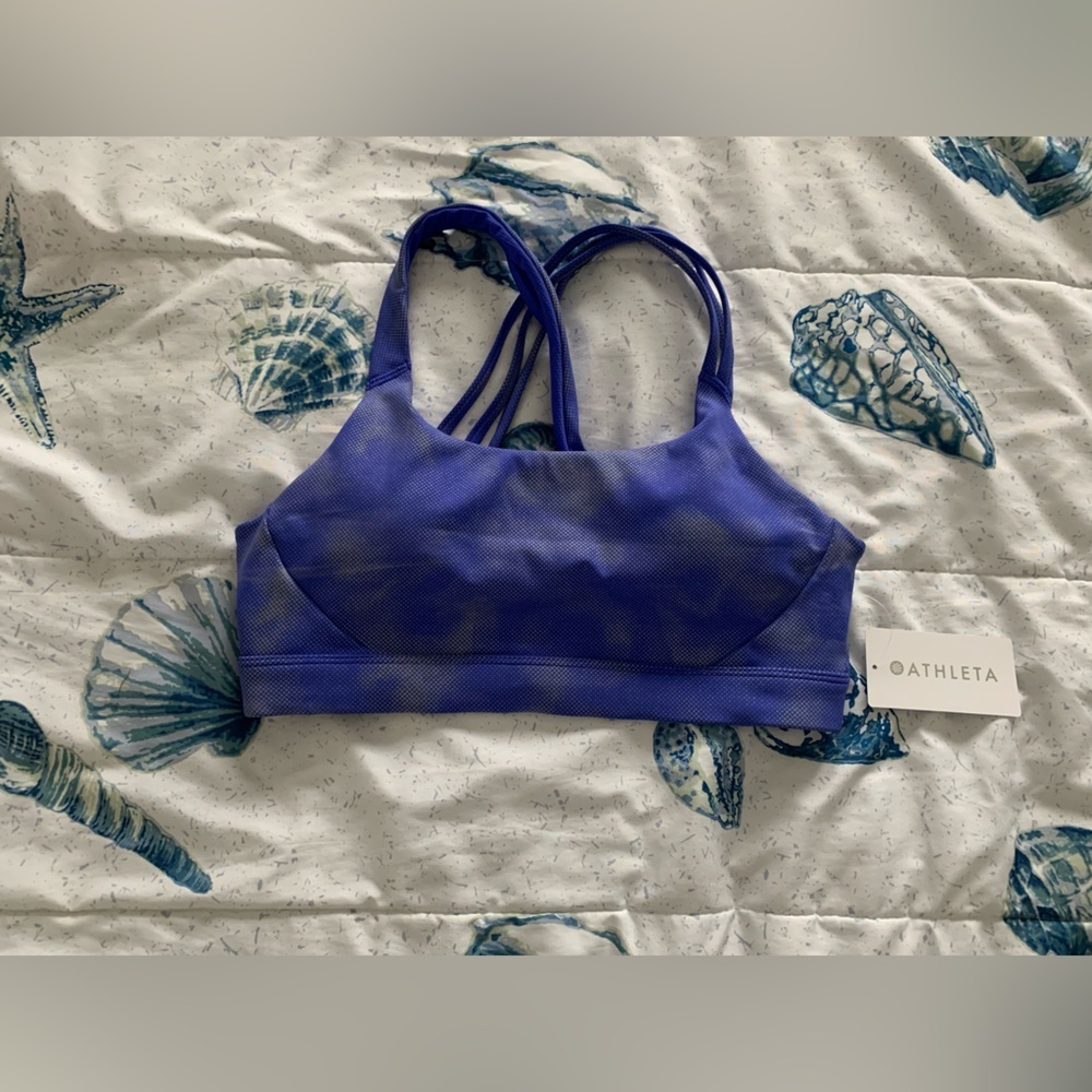 Athleta Train Free Reflective Sports Bra size Medium NWT - Picture 4 of 8